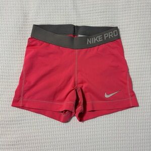 Women's Pink Nike Pro Spandex